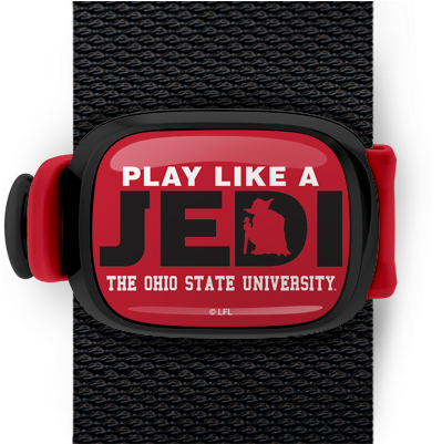 Ohio State Buckeyes Play Like A Jedi Stwrap - Brutus Buckeye (550x400), Png Download