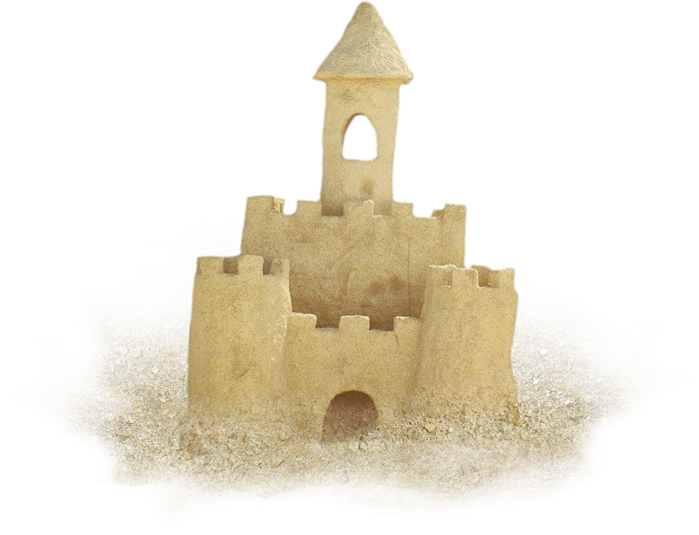 Sand Castles Sand Castle Png - Sand Castle Png (699x535), Png Download