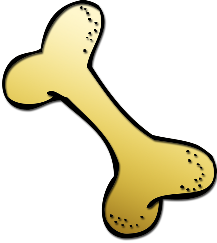 Images Of Dog Bones - Dog Bone Clipart Png (701x784), Png Download