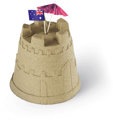 Summer-sandcastle - Church Bell (600x454), Png Download