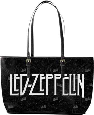 Led Zeppelin Amazing Large Leather Tote - Logo Led Zeppelin Vector (372x480), Png Download