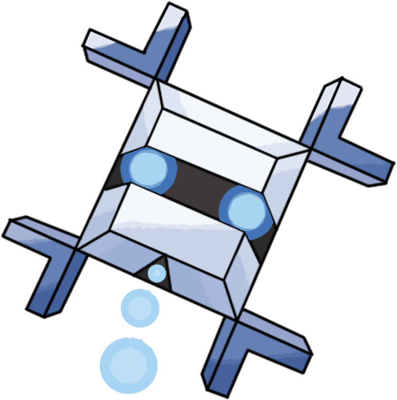 Aggron By Smiley-fakemon On Clipart Library - Snowflake Fakemon (815x840), Png Download