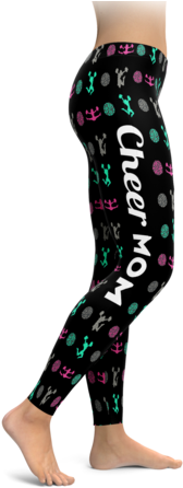 Like A Normal Mom, Except Much Cooler Leggings - Leggings (397x480), Png Download