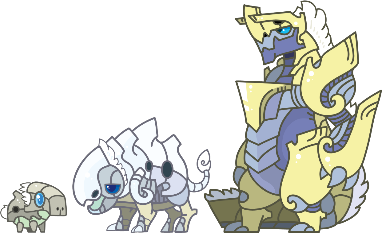 Their Colours To Sort Of Reflect Rare Metals, Like - Aron Pokemon (1280x786), Png Download