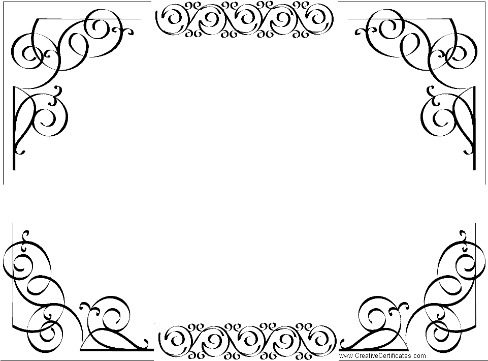 Sample Border Design For Program - Design Talk