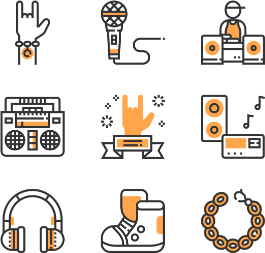 Hip Hop - Data Visualization Line Icon (600x564), Png Download
