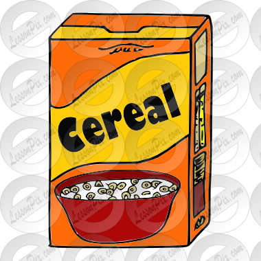 Box Clip Art Clipart Cereal B - Box Of Cereal Clipart (380x380), Png Download