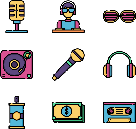 Hip Hop - Hip Hop Icon (600x564), Png Download