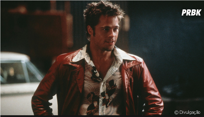 Brad Pitt É O Favorito De Ninguém Menos Que David Fincher, - Mens Leather Jackets In Movies (950x399), Png Download