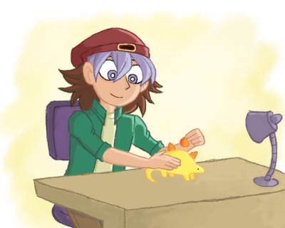 Rex Raptor - Yugioh - Drawing (400x320), Png Download