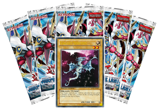 Be One Of The First To Duel With The Brand-new Cards - Konami Yu-gi-oh Judgement Of The Light Booster Pack (555x382), Png Download