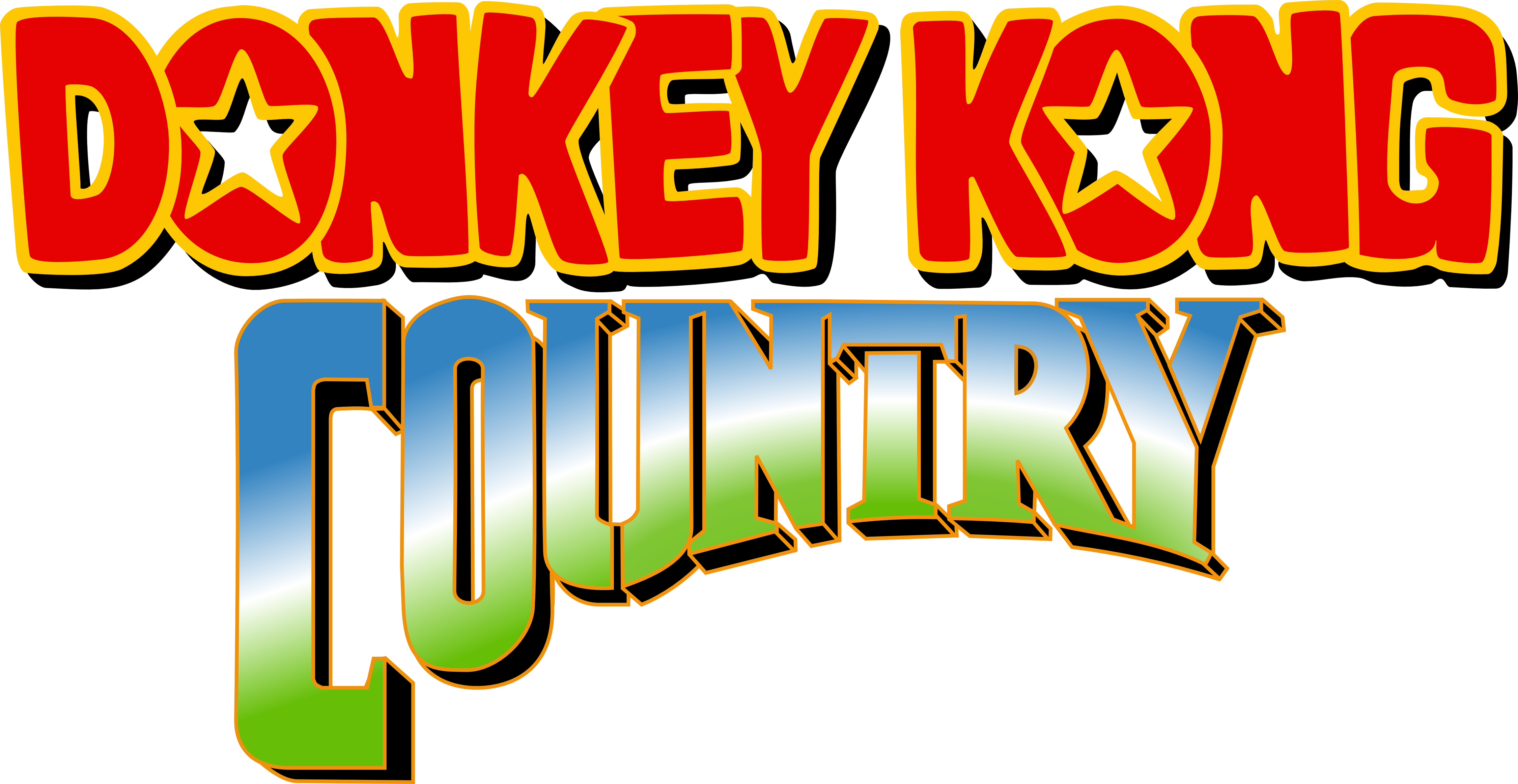 The Retro Gamer/manuals - Donkey Kong Country Logo (800x413), Png Download