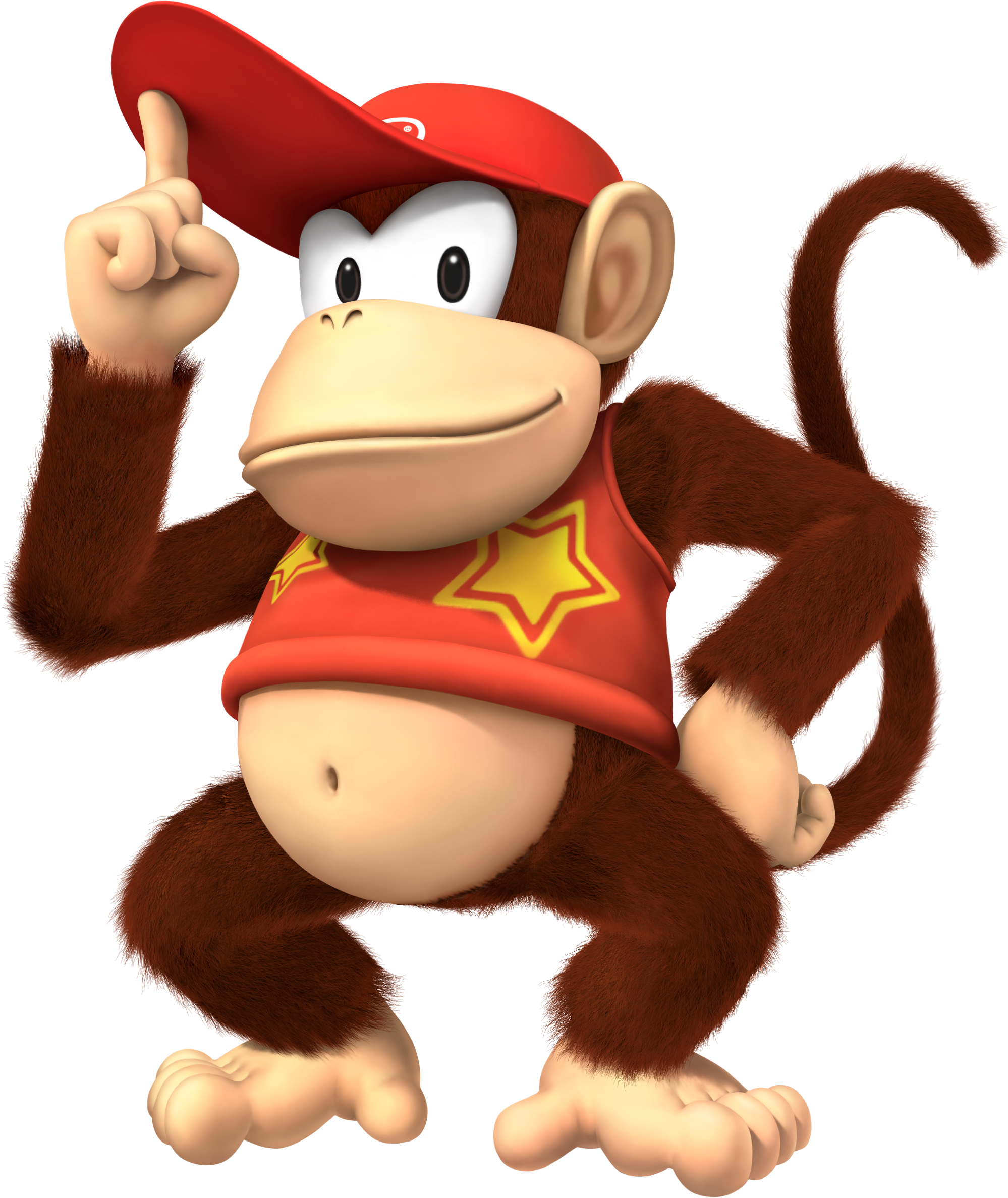 Diddy Kong Diddy Kong Fiestas Pinterest Nintendo Png - Super Mario Diddy Kong (1998x2375), Png Download