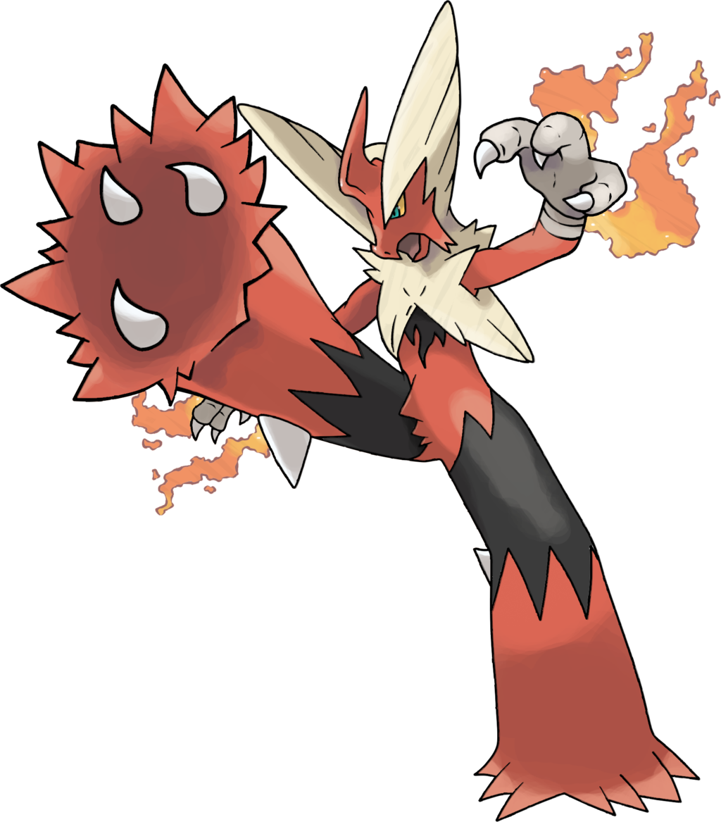 Mega Blaziken V - Mega Blaziken (1024x1167), Png Download
