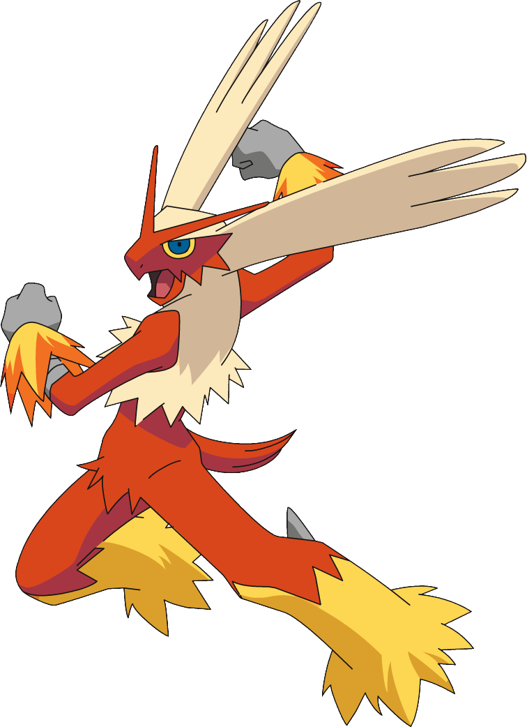 Blaziken Jump - Blaziken Png (756x1042), Png Download