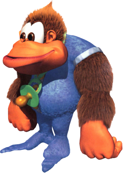 Donkey Kong Kiddy Kong (392x553), Png Download