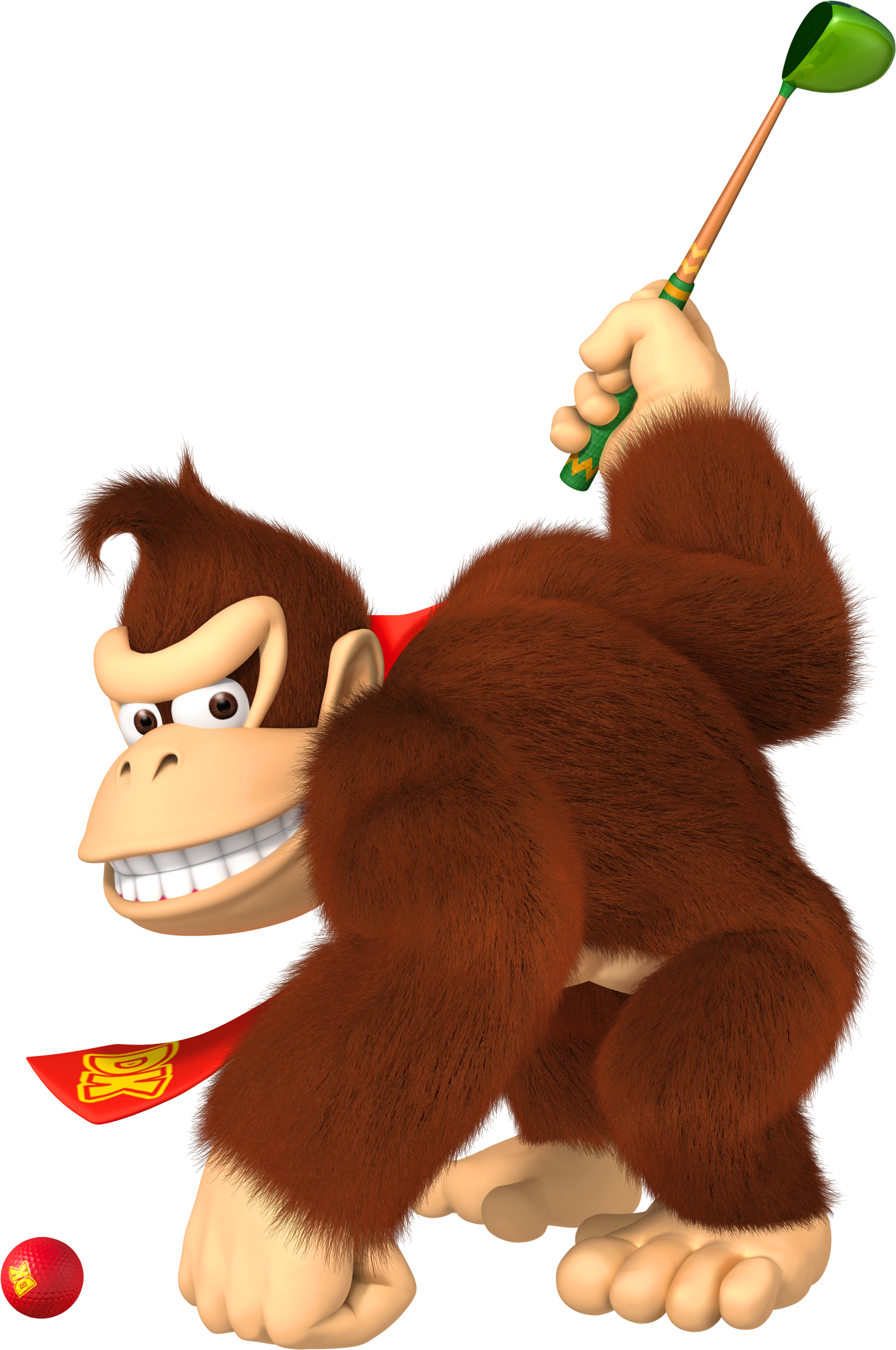 Free Mario Wiki Lanky Kong - Mario Golf World Tour Donkey Kong (2248x3386), Png Download