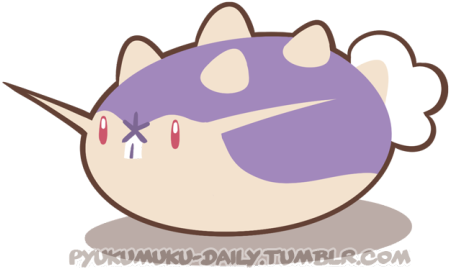 Hey, Did You Wanna Hear About My Super Cool Pyukumuku - Cartoon (540x300), Png Download