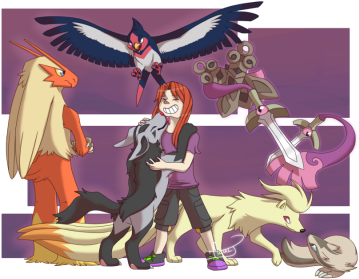 Blaziken - Cartoon (400x300), Png Download