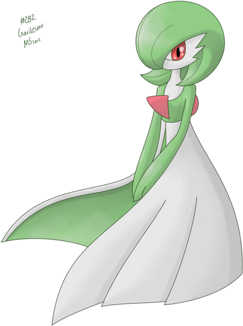 However, I Think I Finished The Game With Blaziken - Gardevoir Sitting (600x742), Png Download