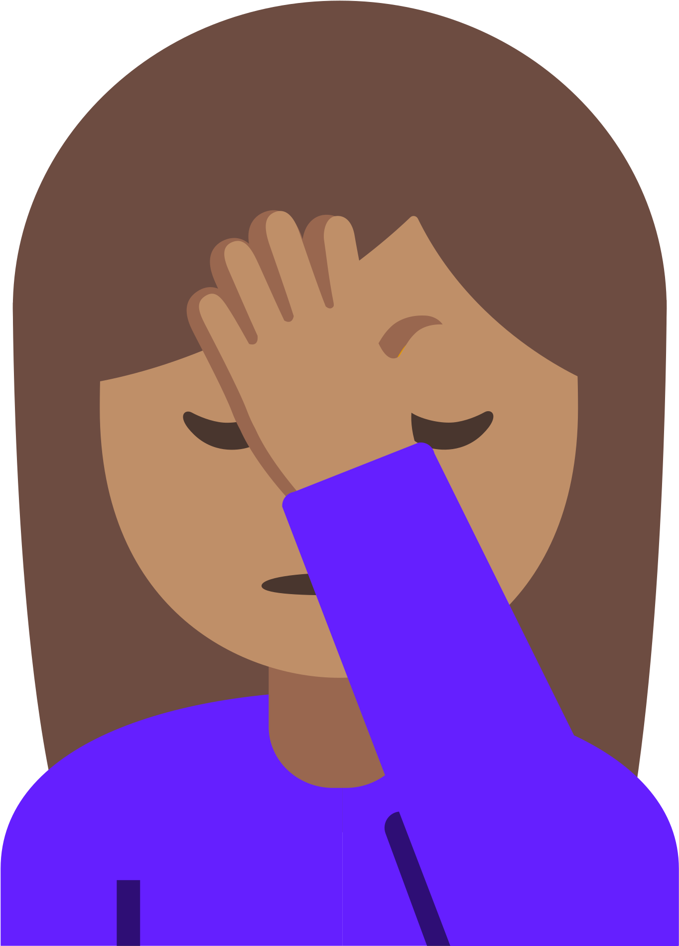 Download Open Facepalm Emoji 128 Pixels Full Size PNG Image PNGkit