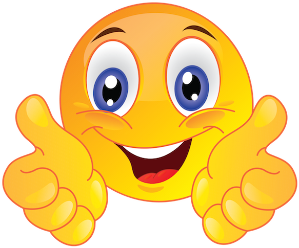 In Short, The Usage Of Emoji's Should Be Considered - Smiley Face With Hand (600x600), Png Download