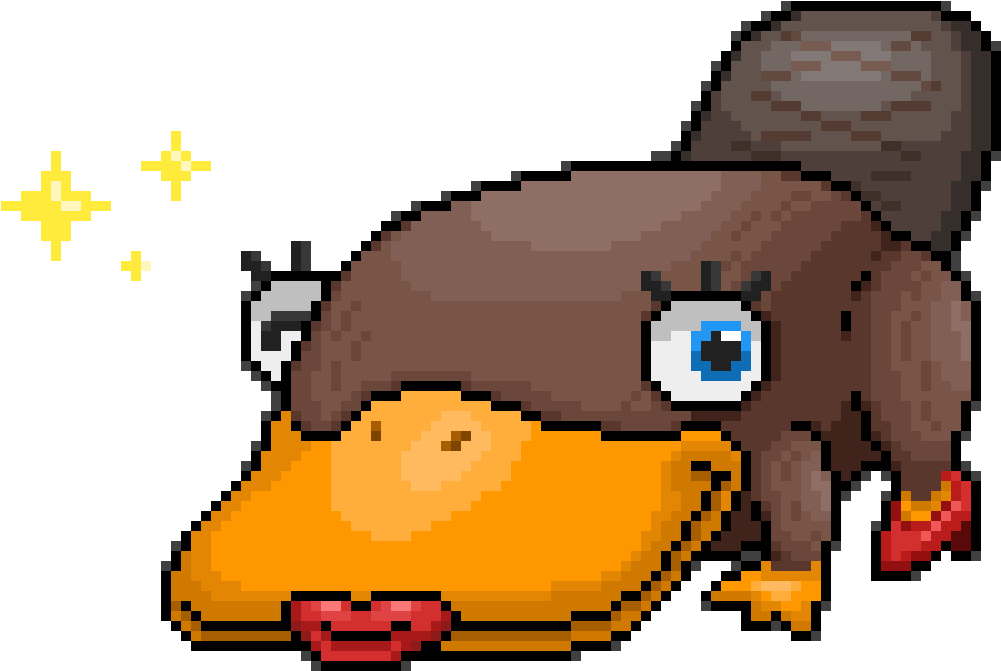 Feminine Platypus (1100x1000), Png Download