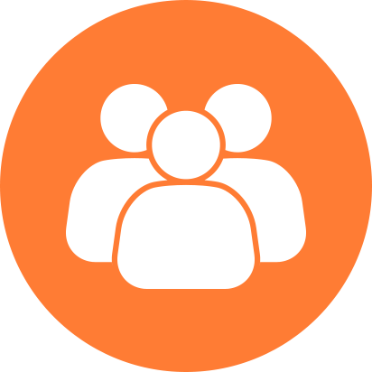 Team Icon Png - Team Icon Orange (412x412), Png Download