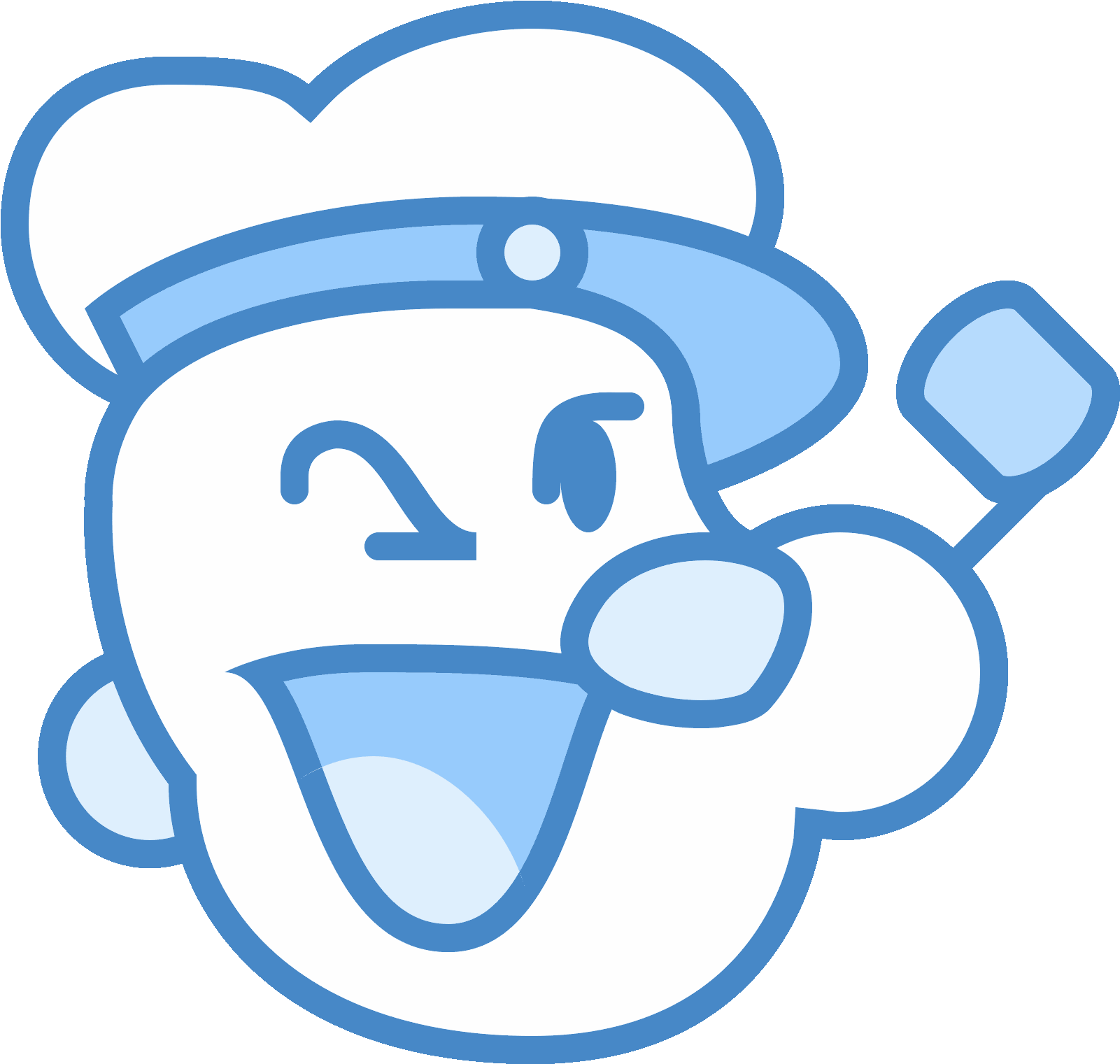 It's An Icon For The Famous Cartoon Character Popeye - Portable Network Graphics (1600x1600), Png Download
