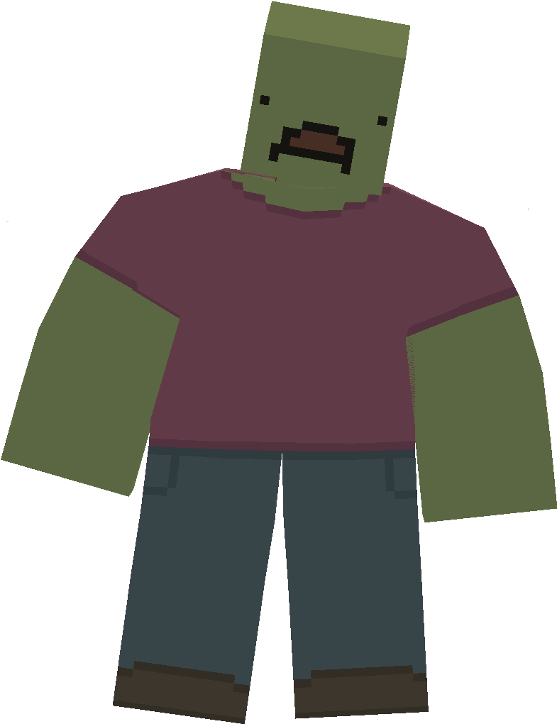 Unturned Zombie (1019x1019), Png Download