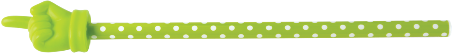 Tcr20679 Lime Polka Dots Hand Pointer Image - Teacher Created Resources Polka Dots Hand Pointer (900x900), Png Download