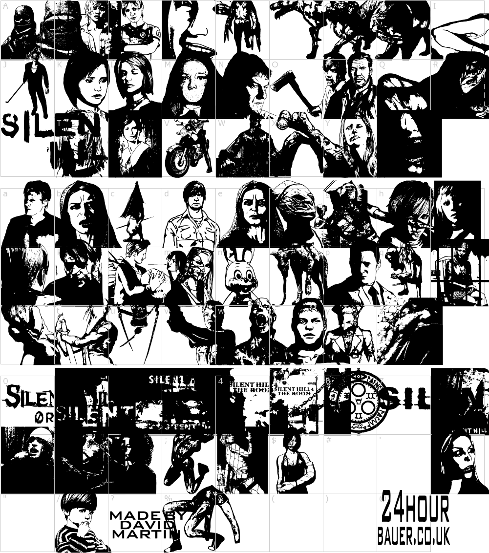 Silent Hill Nightmares Font - Silent Hill (1000x1150), Png Download