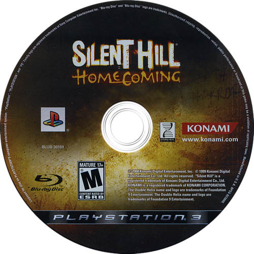 Homecoming Ps3 Disc - Silent Hill Elle Theme (500x500), Png Download