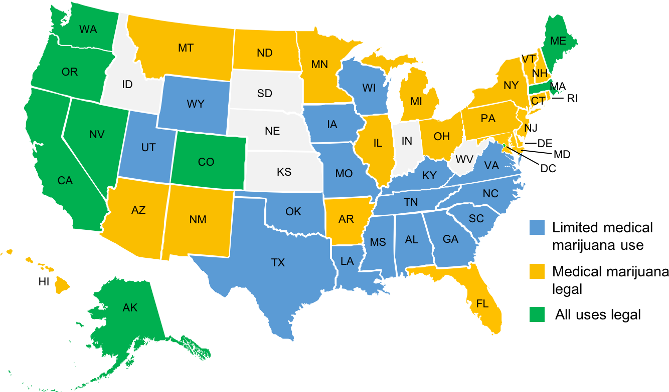 This Amounts To A Large Pile Of Marijuana Money To - Conference Usa Football Map (1447x782), Png Download