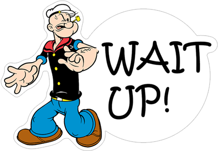 Viber Sticker «popeye» - Sticker (490x317), Png Download