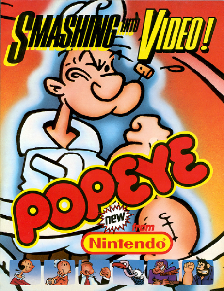 Popeye High Score Save Kit Installation Manual - Popeye Mame Cover (600x600), Png Download