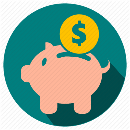 Groupbank - Save Money Flat Icon (552x552), Png Download