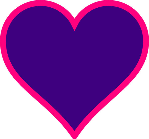 And Pink Heart Png (600x560), Png Download