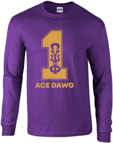 Omega Psi Phi Dawg Long Sleeve Performance T-shirt - Penn State Softball Shirts (580x580), Png Download