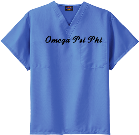 Omega Psi Phi - Custom Scrubs (450x450), Png Download