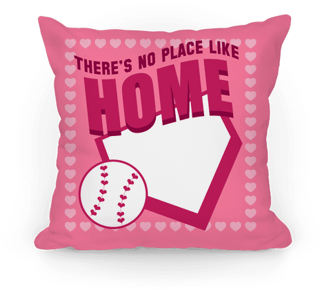 There's No Place Like Home Pillow - Blue (484x484), Png Download