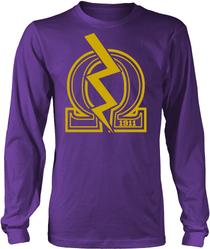 Omega Psi Phi Varsity Bolt - Lets Eat Trash And Get Hit (500x500), Png Download