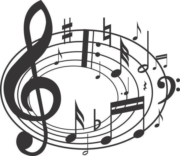 Circo Escola Viva - Music Notes Throw Blanket (600x519), Png Download