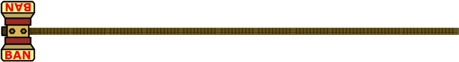 *-ban Hammer Left - Parallel (2048x2048), Png Download