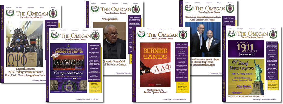 Second District Of The Omega Psi Phi Fraternity, Inc - Fraternity (1038x398), Png Download