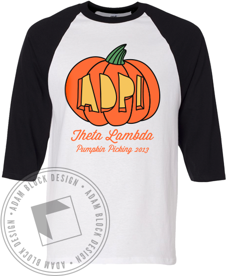 Alpha Delta Pi Chapter Of Omega Psi Phi Pictures - Alpha Delta Pi Pumpkin (464x585), Png Download