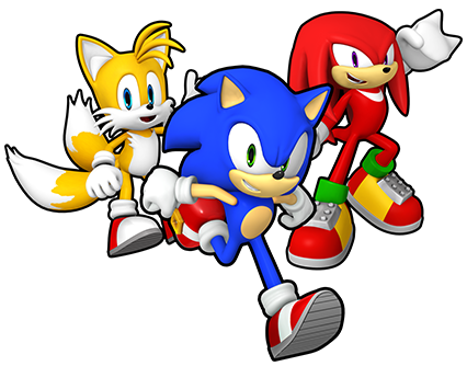 Sonic Runners Team Heroes - Sonic Runners Team Sonic (426x334), Png Download