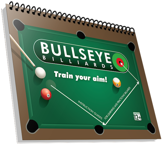 Bullseye Billiards Book - Bullseye Billiards (600x533), Png Download