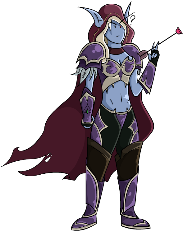 Log In To Report Abuse - Sylvanas Windrunner (588x774), Png Download