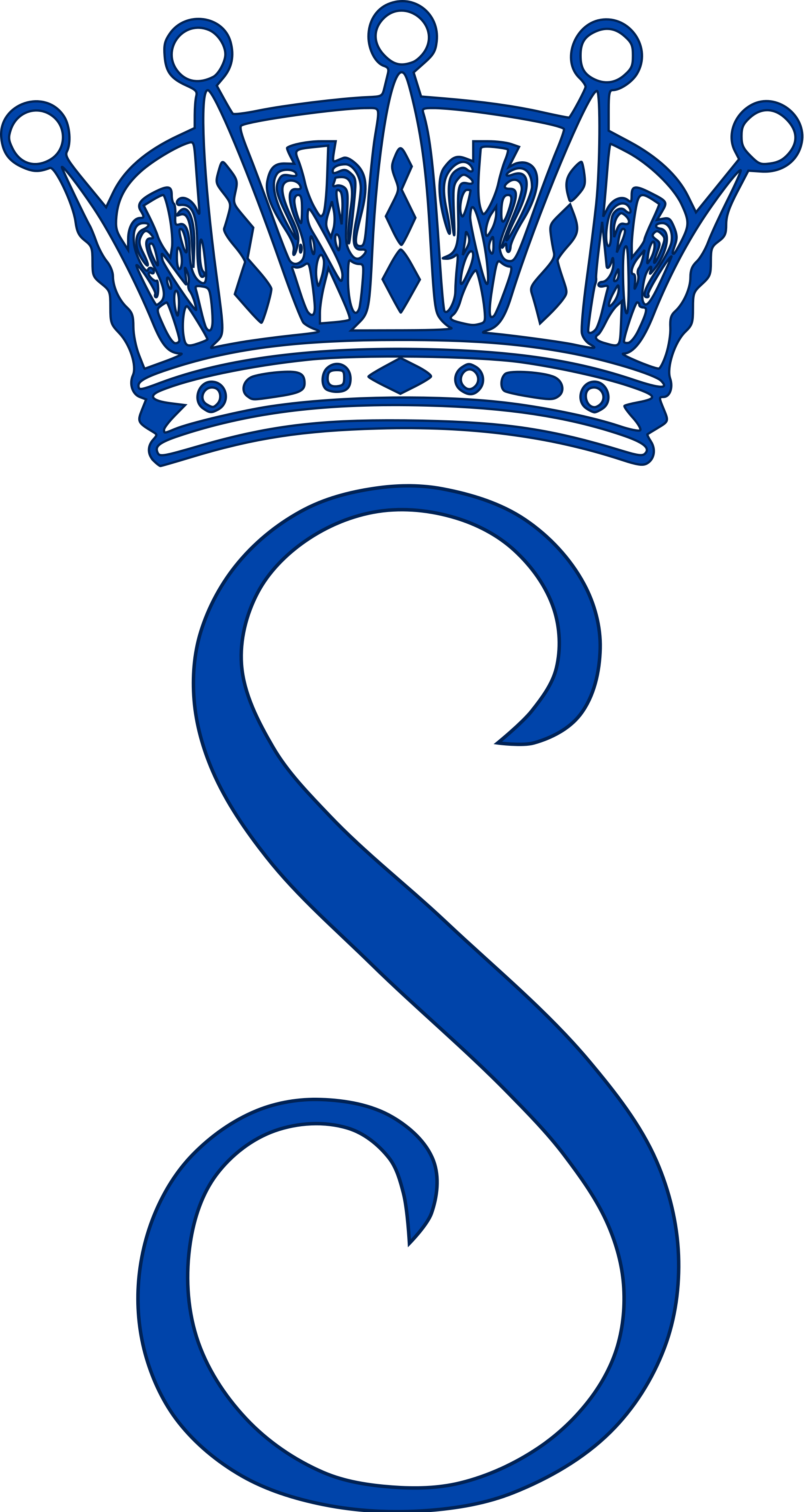 Open - Royal Monogram For Princess Eugenie (2000x3759), Png Download